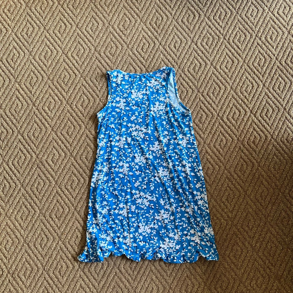 HP! 🎉💕 Draper James Ruffle Hem Sleeveless Dress - Picture 4 of 6